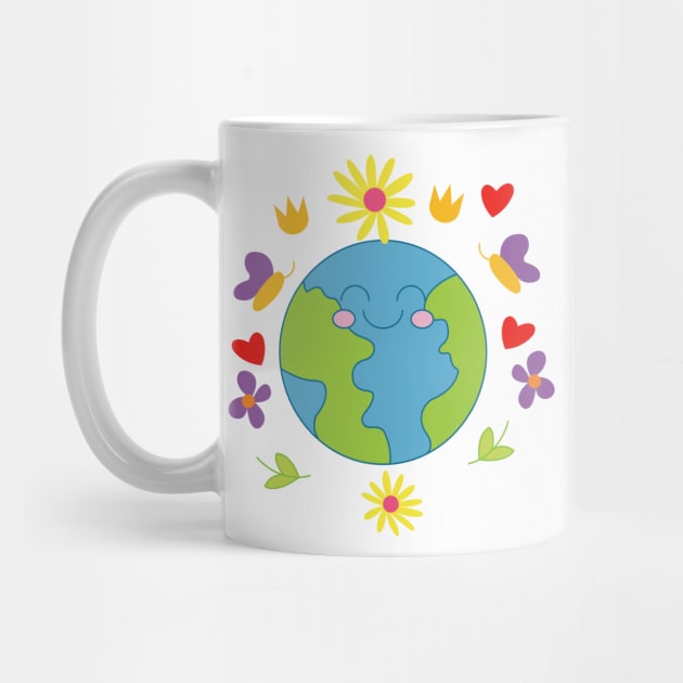 Adorable earth by Duzzi Art